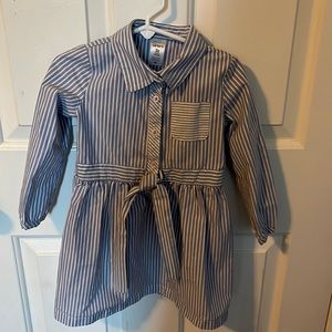 Striped shirt dress